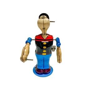 Vintage Linemar Marx Popeye The Sailor Man Tin Litho Wind Up Toy